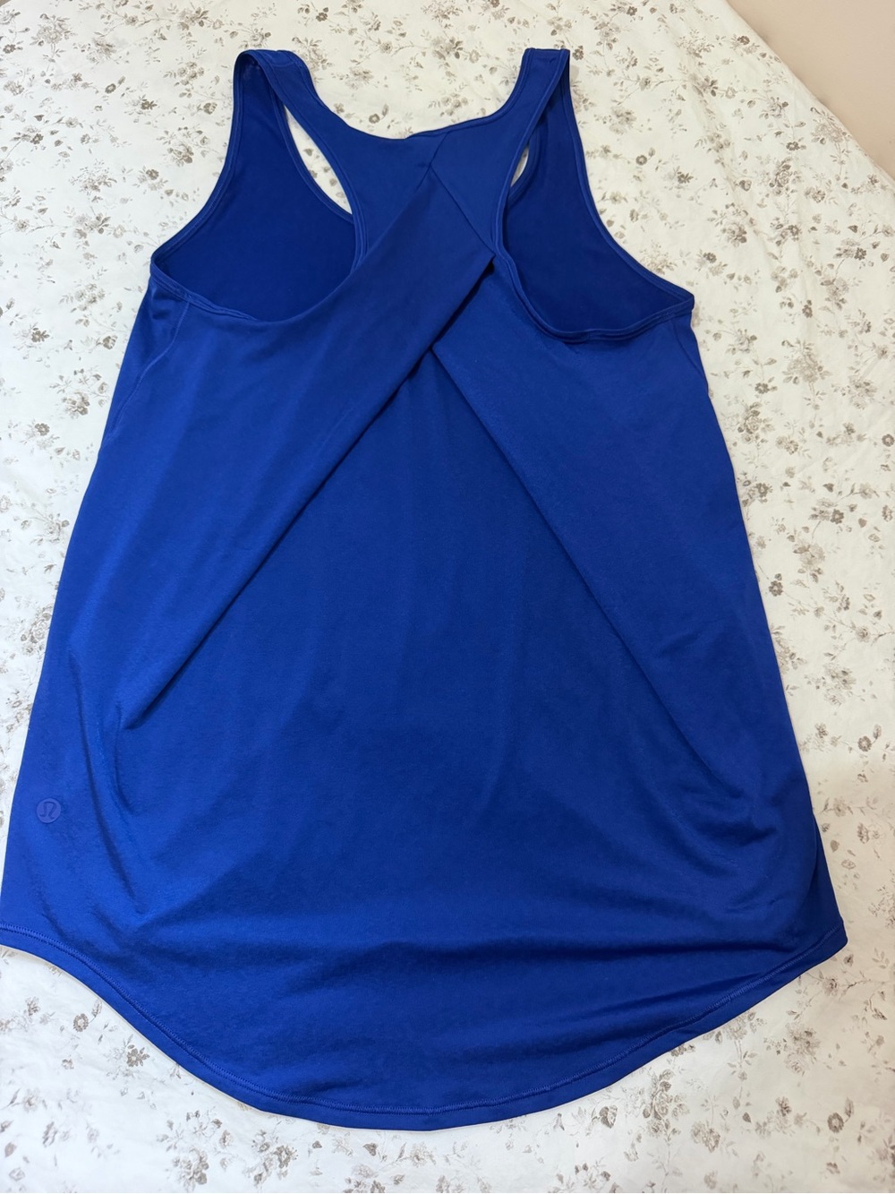 lululemon athletica Cobalt Blue Twist-Back Tank Top